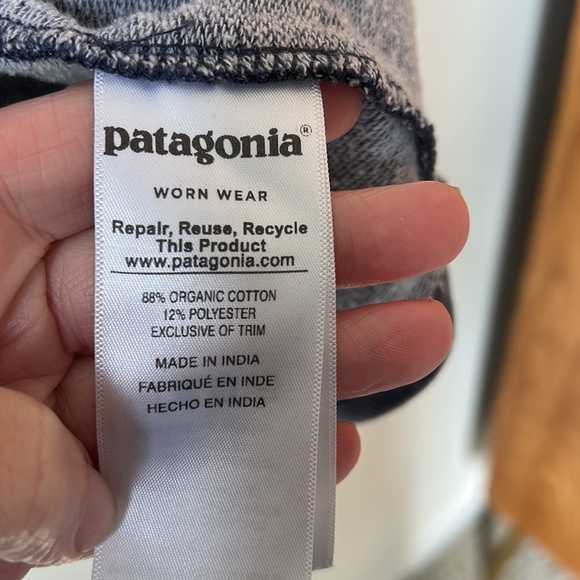Patagonia Women’s Geologers Ahnya Crewneck Sweatshirt Size S in Heathered Blue. - Picture 4 of 4